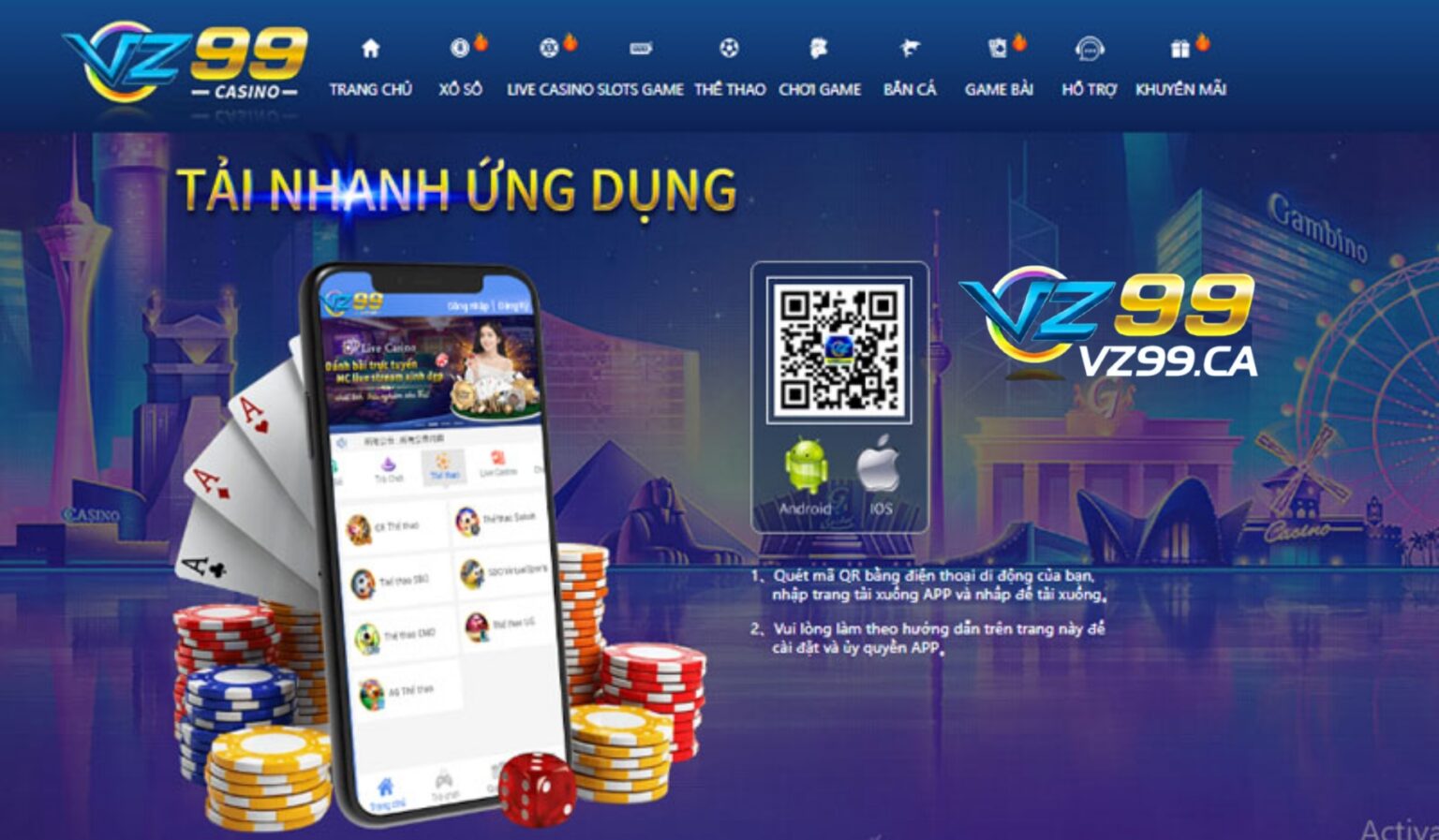 vz99 -Top nhà cái thể thao uy tín nhất năm 2023