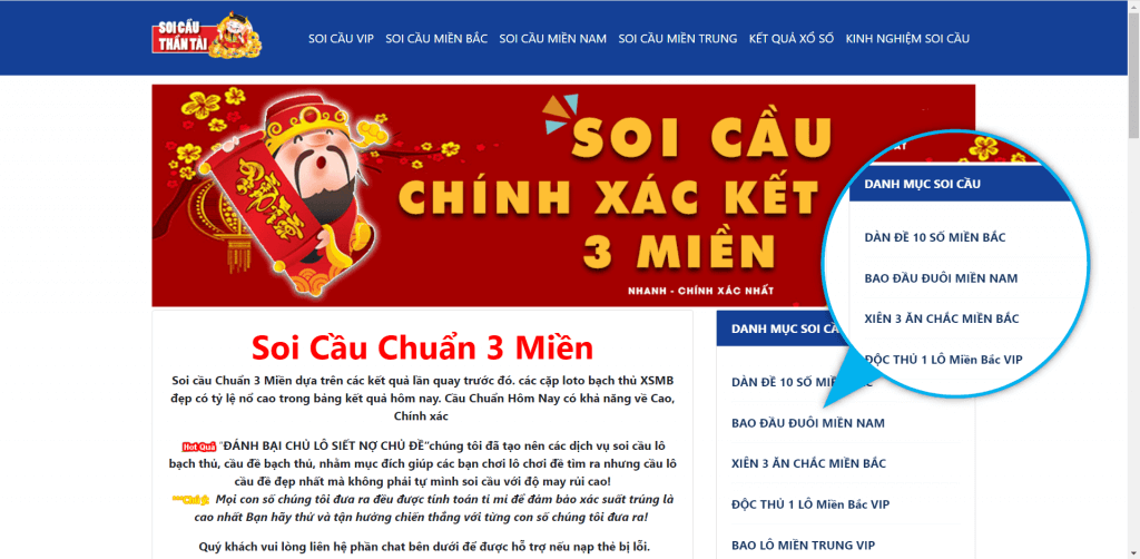 Trang web soi cầu 3 càng miễn phí uy tín: Tổng hợp các địa chỉ soi cầu chuẩn nhất!