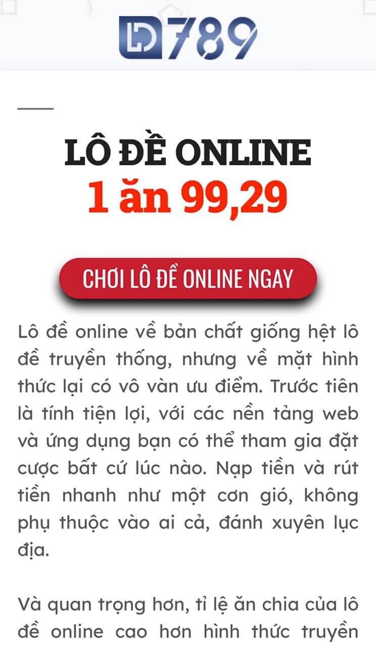 Top trang cá cược lô đề online tỉ lệ ăn cao (So sánh các trang web lô đề)